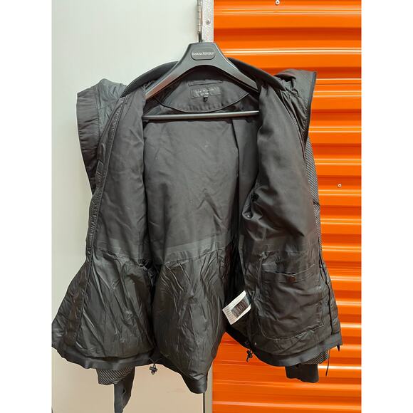 Rag & Bone - Goose Down Hooded Black Grey Puffer Coat /Large - Picture 3 of 11